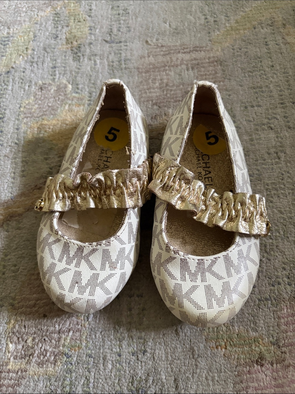 Michael Kors baby Rover Fuff ballerina flats
